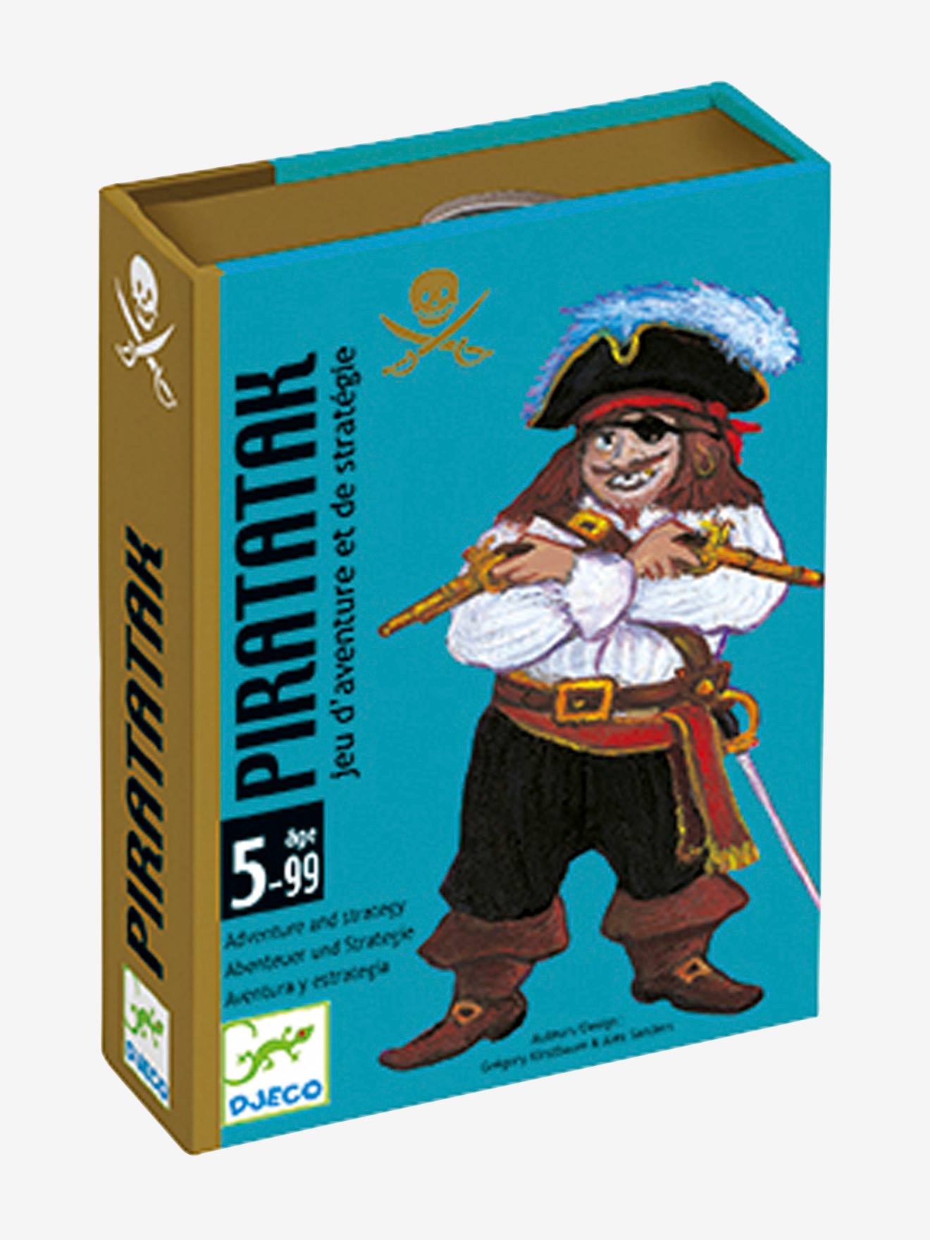 Jeu de cartes Piratak DJECO multicolore