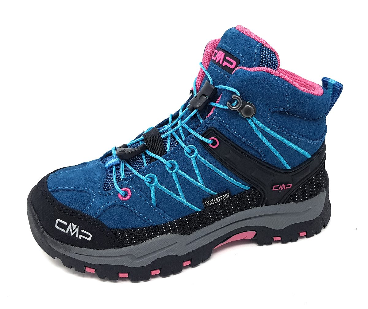 CMP Ki. Trekking Rig. Waterpr 3Q12944 Türkis 06MF Lake/Pink