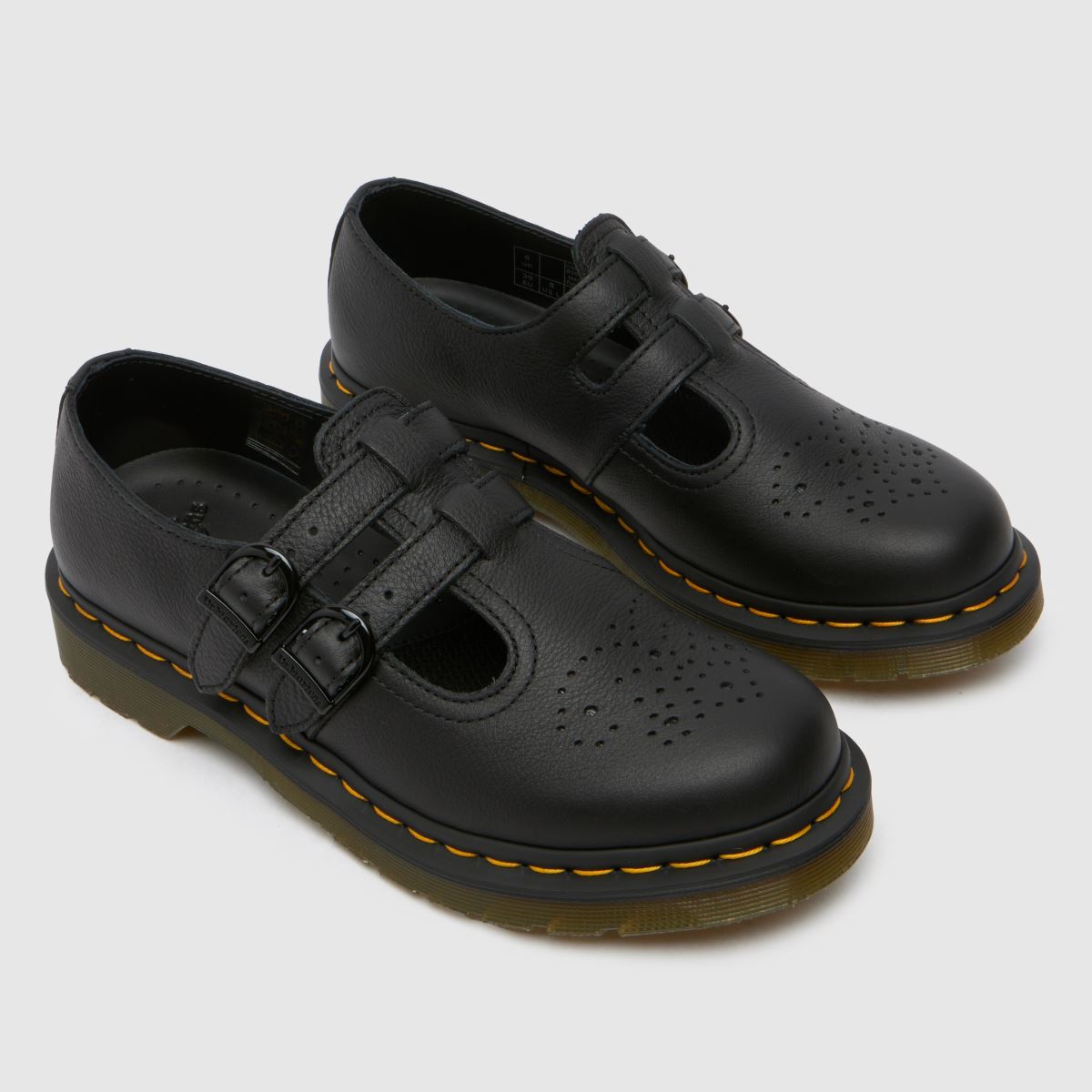 Dr. Martens 8065 Mary Jane lapos cipő fekete színben