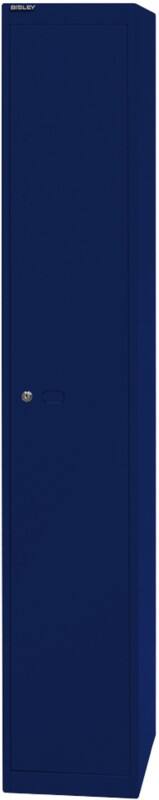 Bisley Metall Schließfach 1 Tür 1 abteile Schlüssel 305 x 457 x 1.802 mm Oxfordblau