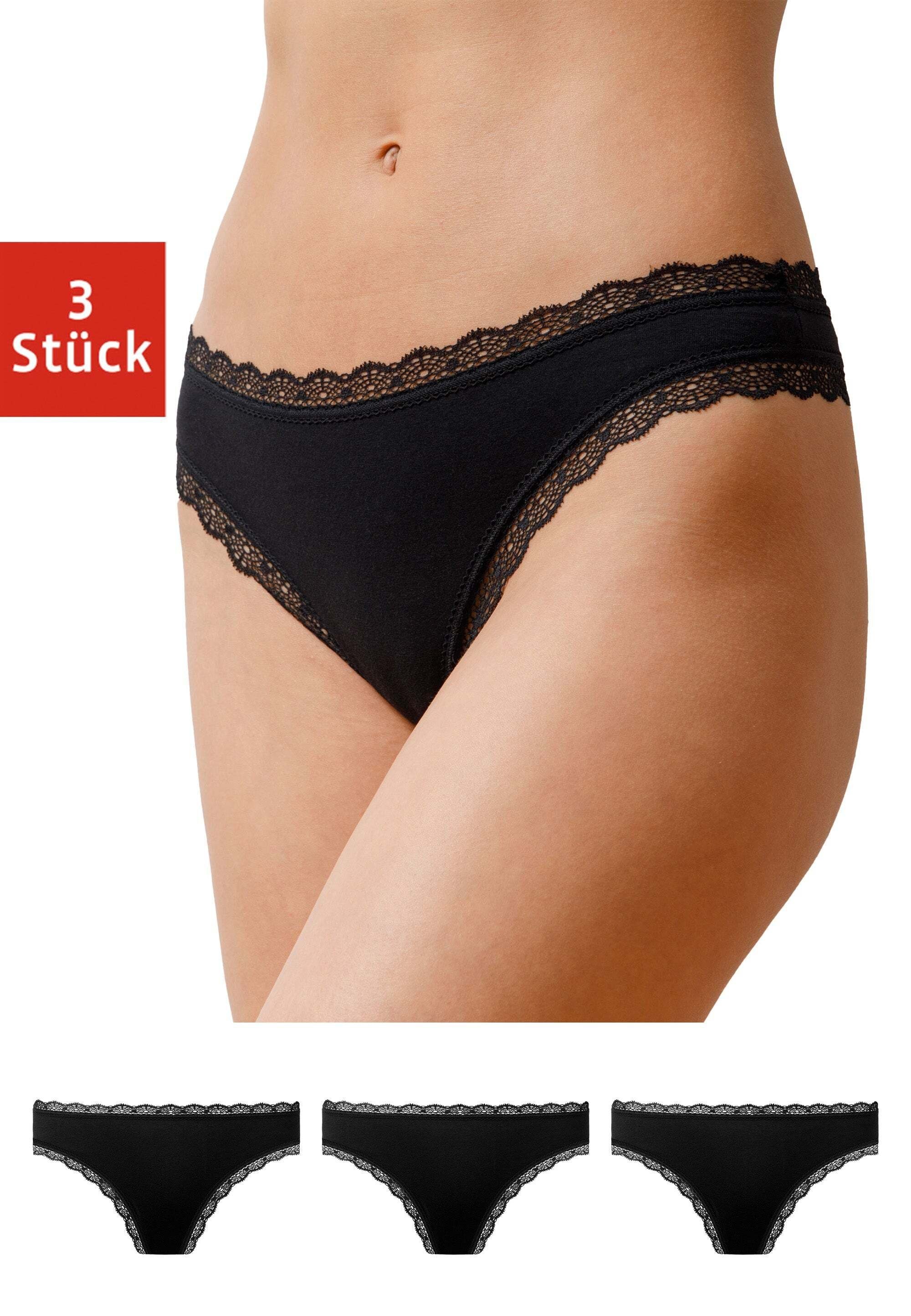 SNOCKS Tanga Unterwäsche Damen String Unterhosen Tanga (3-St) unsichtbar unter deiner Kleidung