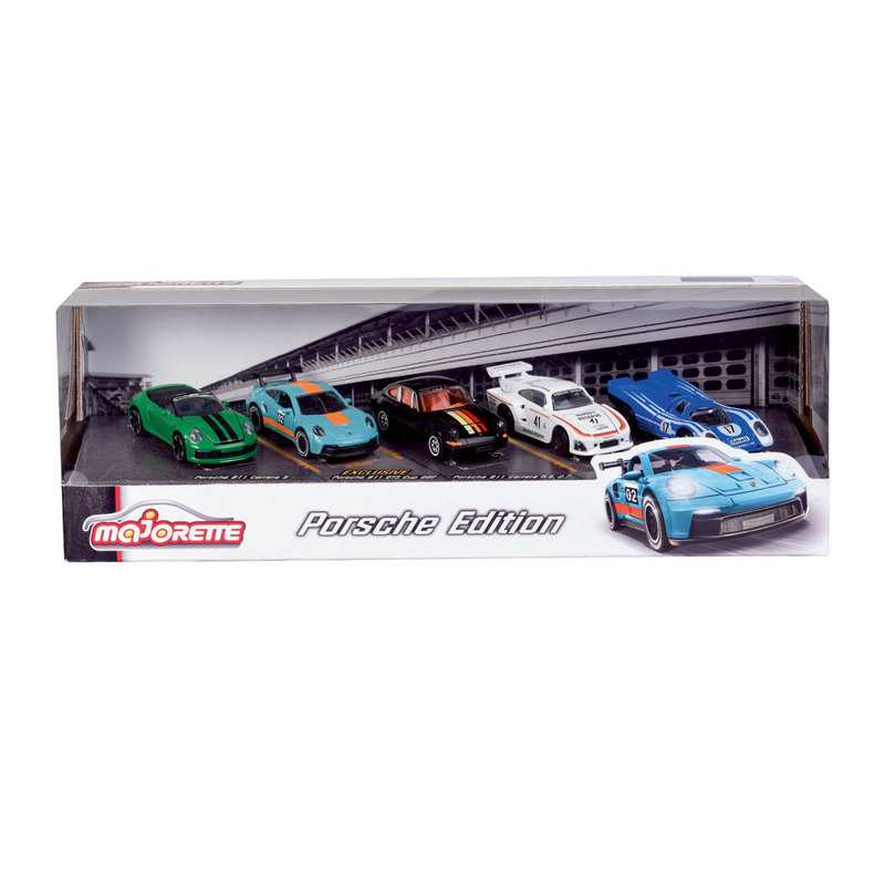 Coffret de 5 voitures Porsche Majorette Motorsport