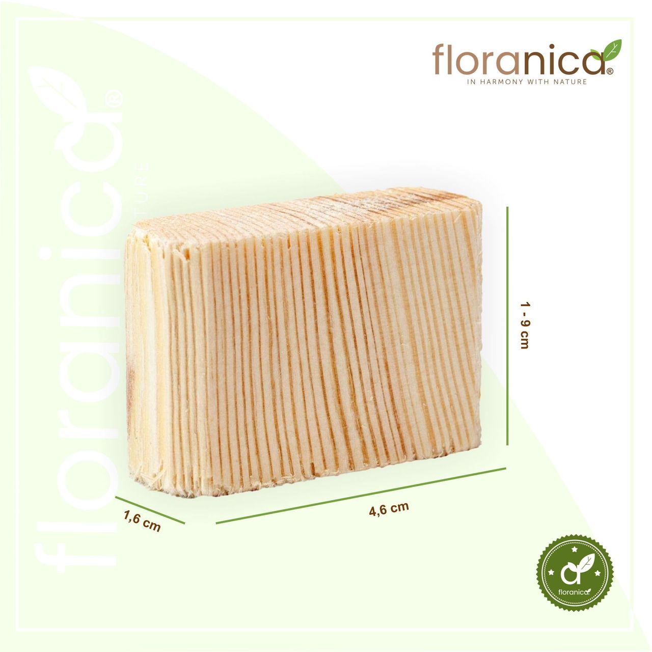 Pemicont Floranica 20kg Holzblöcke Holzstücke Holzklötze Feuerholz Anmachholz Brennholz Anzündholz für Kamin Ofen Feuerschalen Lagerfeuer fein geschliffen und trocken