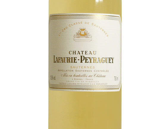 Chateau Lafaurie-Peyraguey Blanc 2005, Premier Cru Classé En 1855 Bordeaux Sauternes