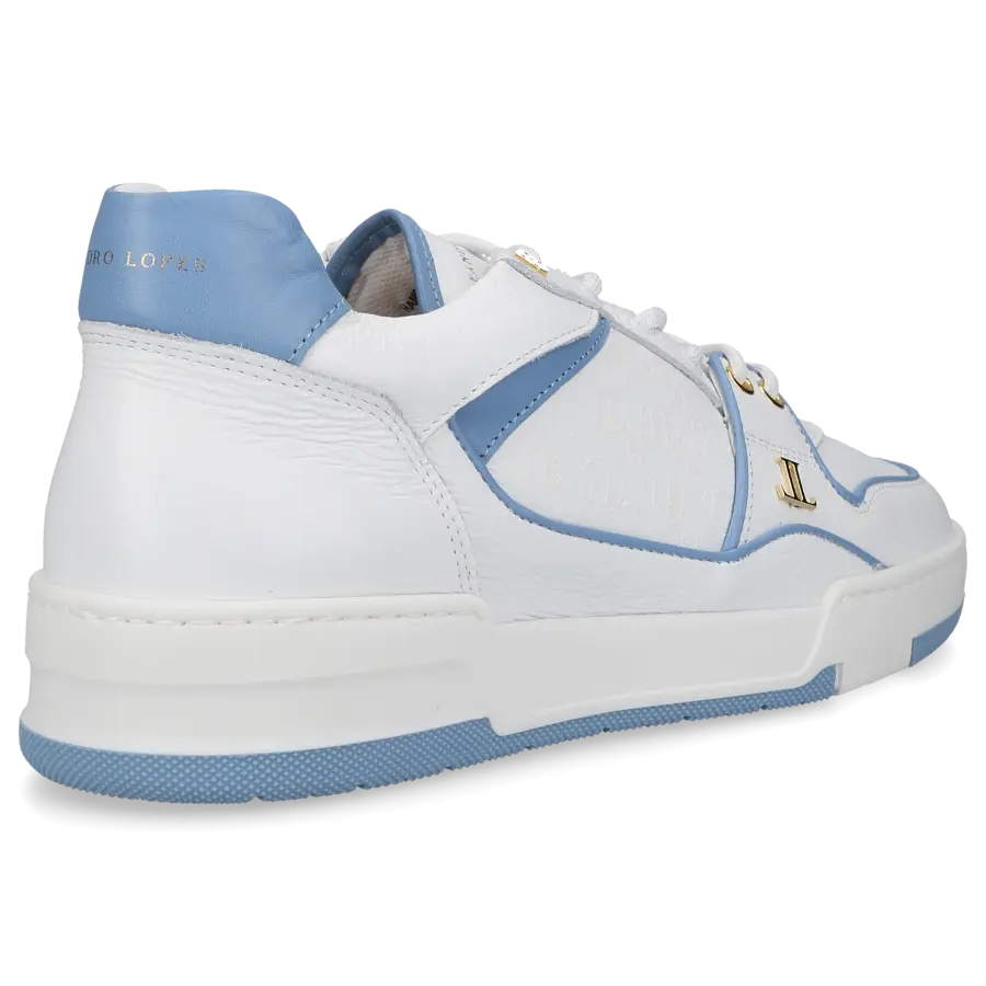 Leandro Lopes - Sneaker low JORDY V Kalbsleder - blau
