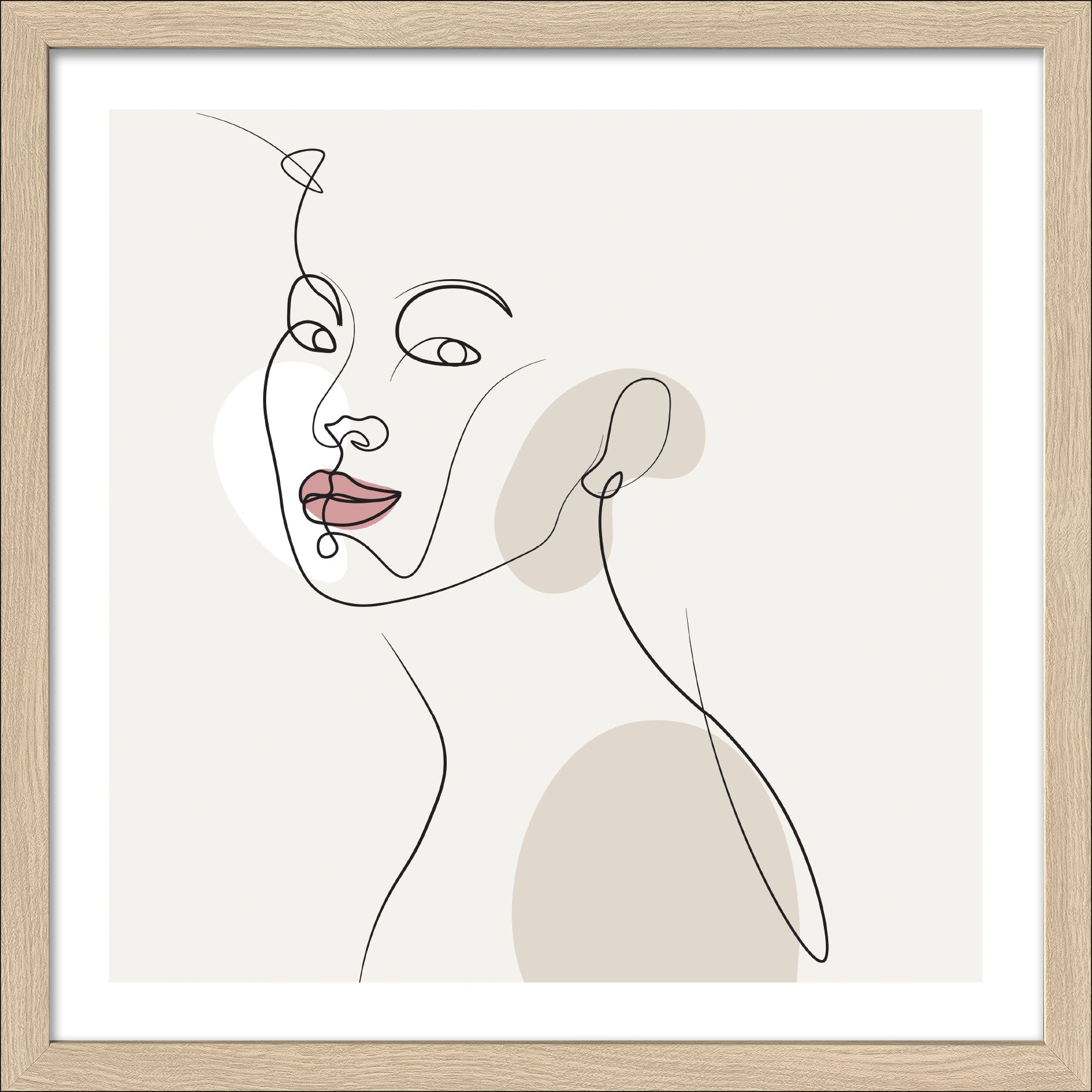 Pro ArtKunstdruck gerahmt 32,5x32,5cm