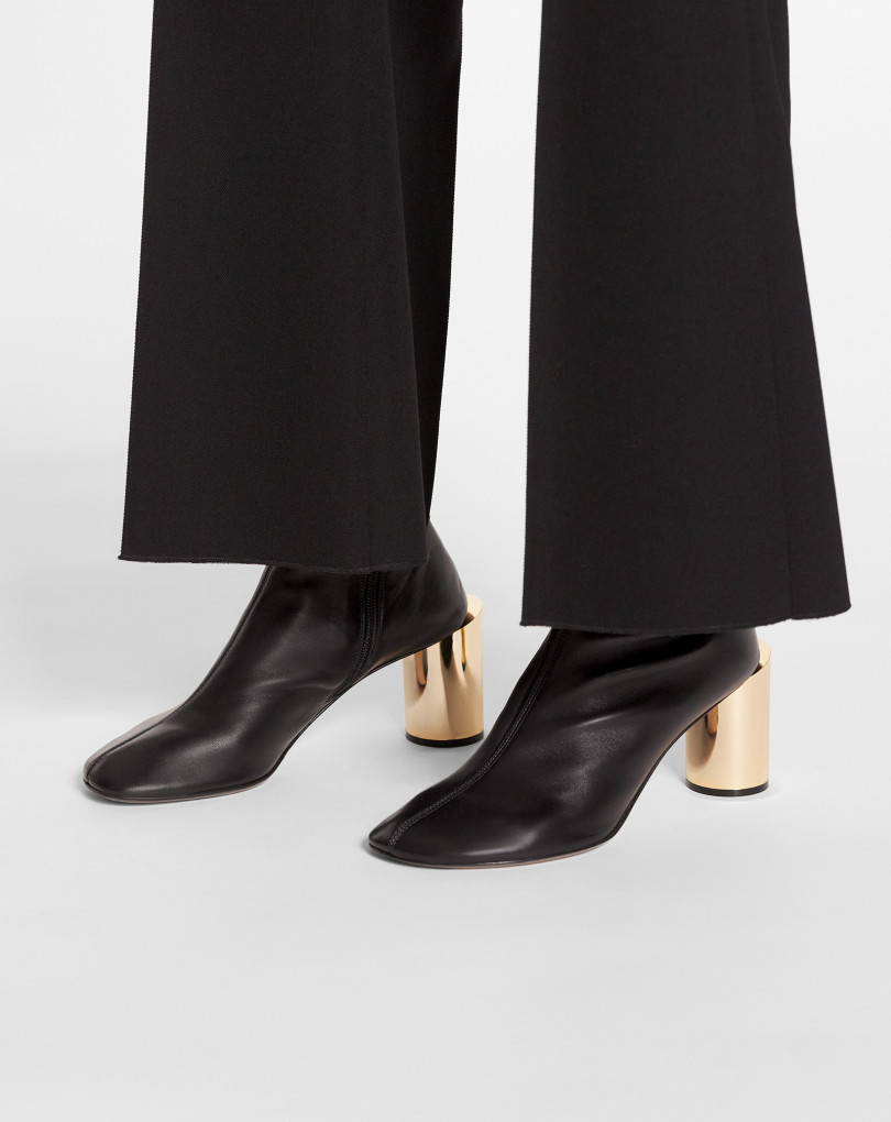 BOTTINES SEQUENCE BY LANVIN EN CUIR A TALONS EPAIS