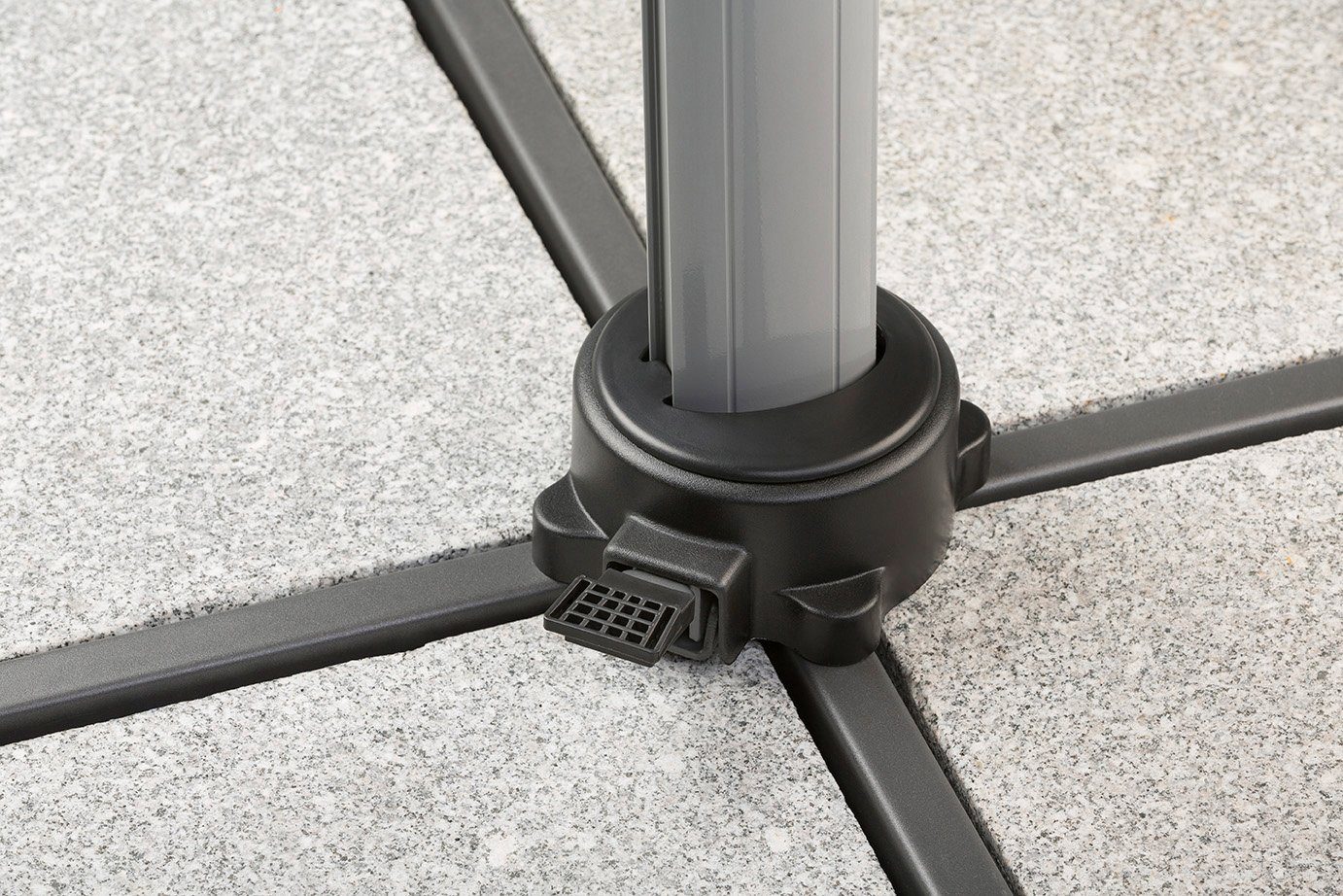 Schneider Schirme Ampelschirm Bermuda, LxB: 410x342 cm, mit Schirmständer, ohne Wegeplatten
