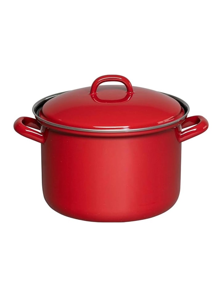 Riess Fleischtopf Topf mit Deckel in rot günstig kaufen 1 Stück