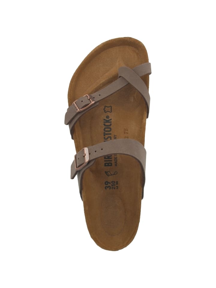 Birkenstock Pantolette Mayari Birko-Flor Nubuk normal in braun günstig kaufen 38