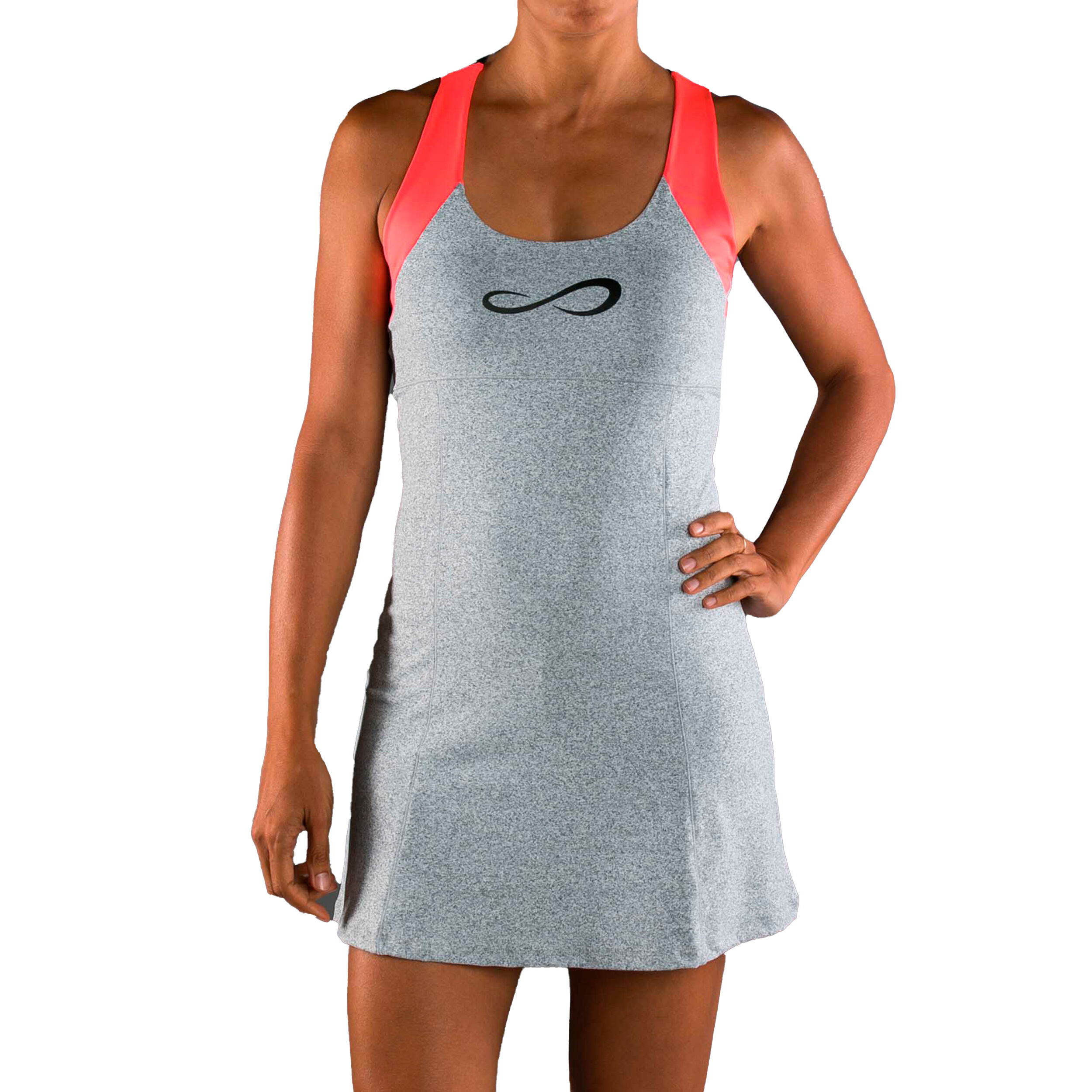 Iconic Kleid Damen - Grau, Pink