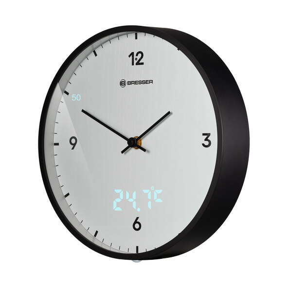 Wanduhr MyTime LEDsec, weiß