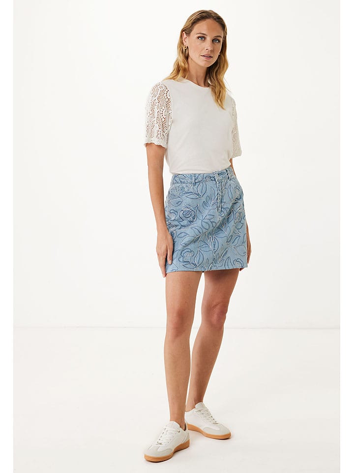 Mexx Jeansrock in Hellblau günstig kaufen