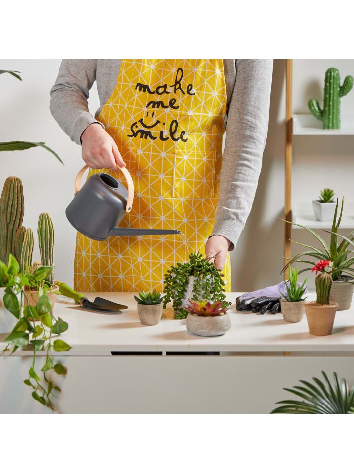 relaxdays Gießkanne in Grau/ Natur - 1,7 Liter günstig kaufen onesize