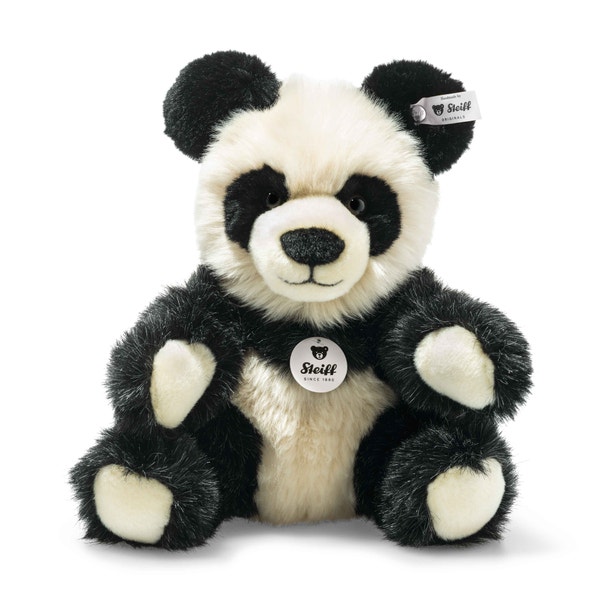 Manschli Panda, 24 cm, weiß