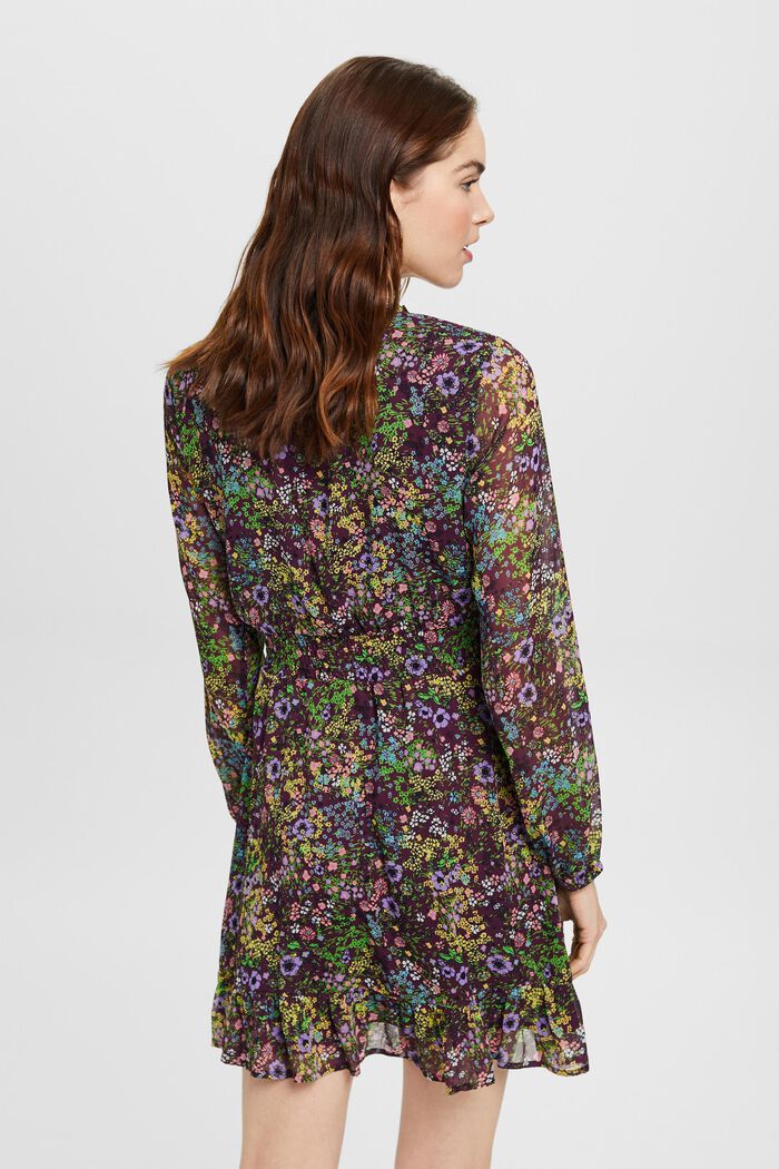 Minikleid mit floralem Muster