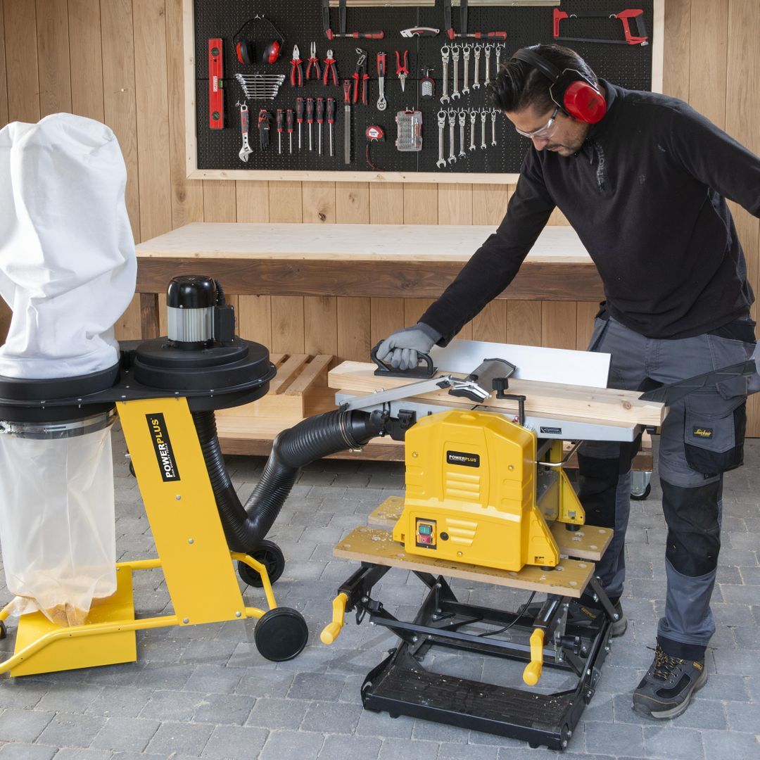 Powerplus Dickenhobel 1500W - 200mm