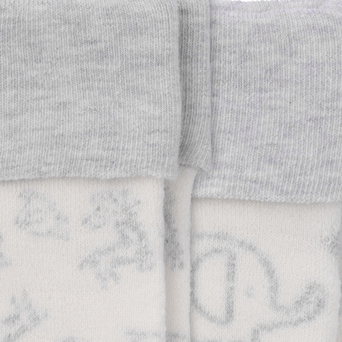 2 Paar Newborn Socken mit Umschlagbund