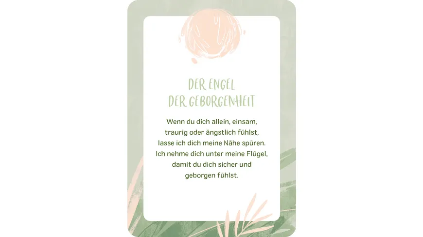 Beschützt und behütet. 25 Schutzengelkarten