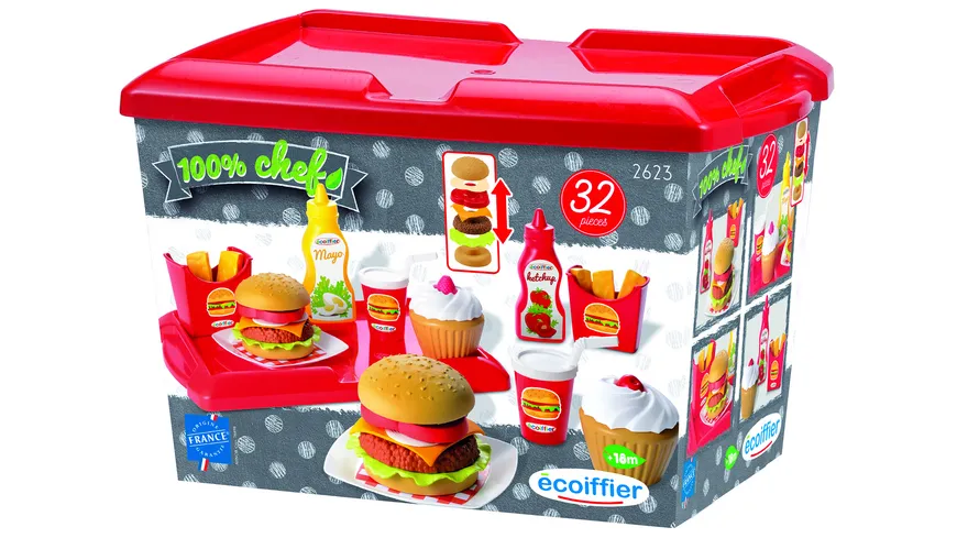 Ecoiffier - Hamburger Set