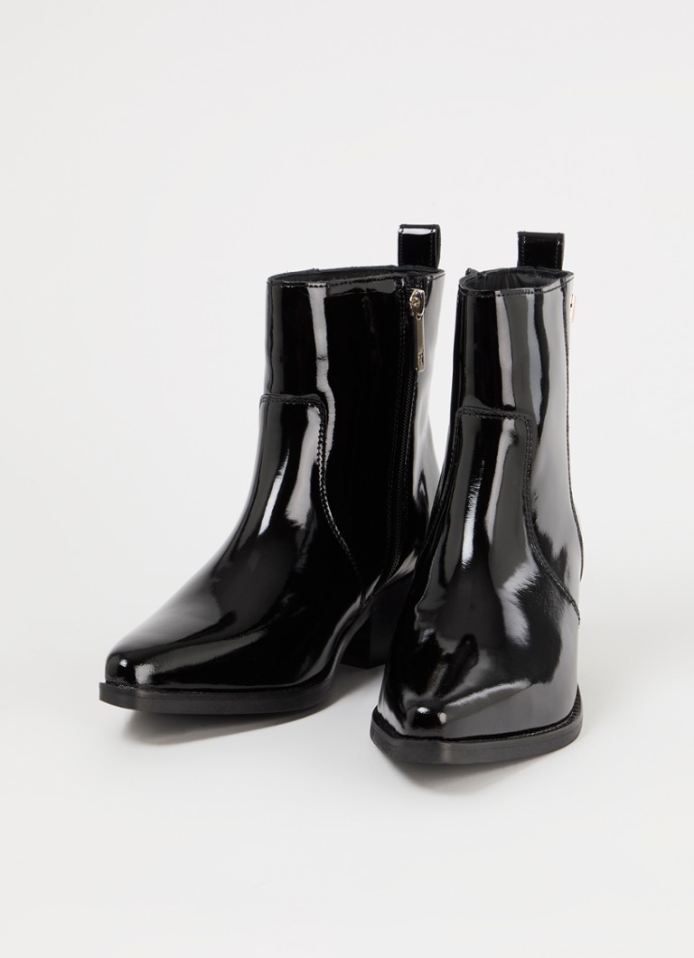 Tommy Hilfiger  Cowboy laars van lakleer met logo