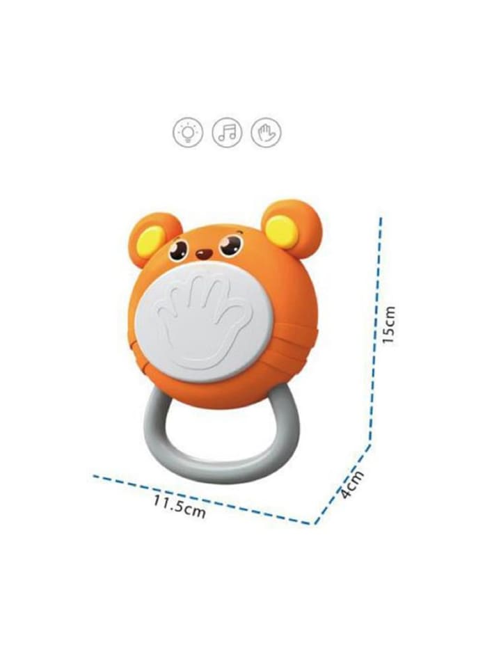 Moni Musikspielzeug Trommelbär in orange günstig kaufen onesize