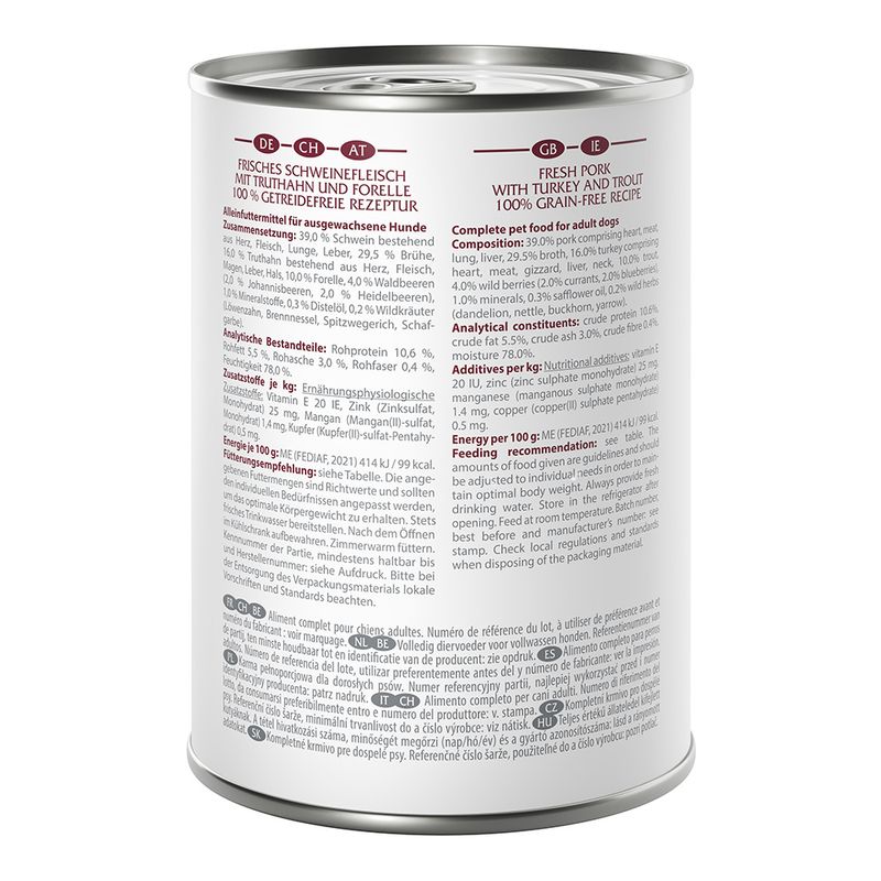 Wolf of Wilderness 'Red Meat' 6 x 400 g