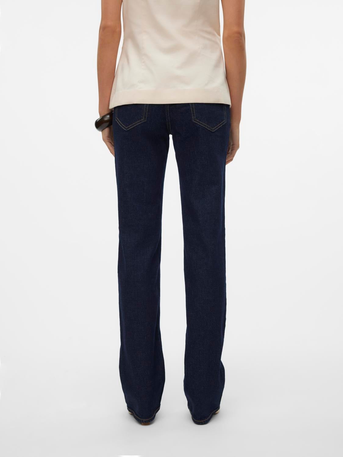 VMTESSA Hohe Taille Gerade geschnitten Jeans