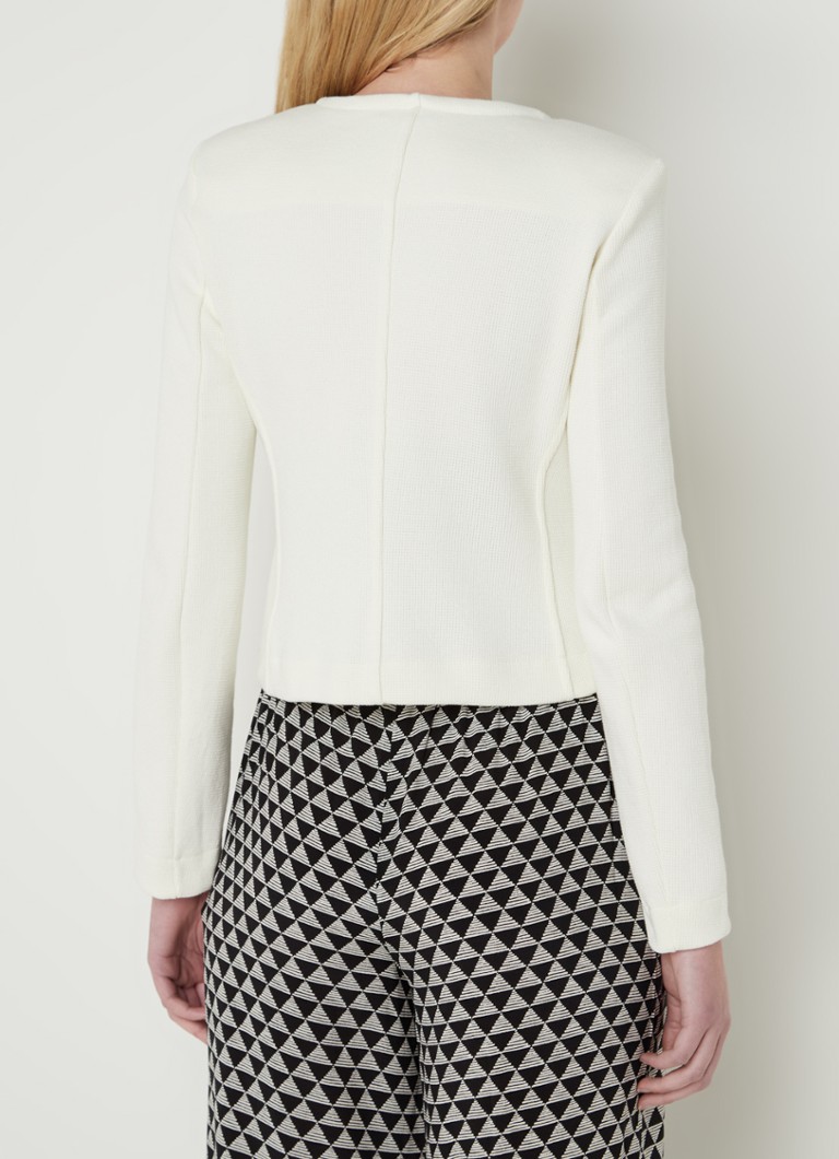 Whistles Collarless Jersey Jacket