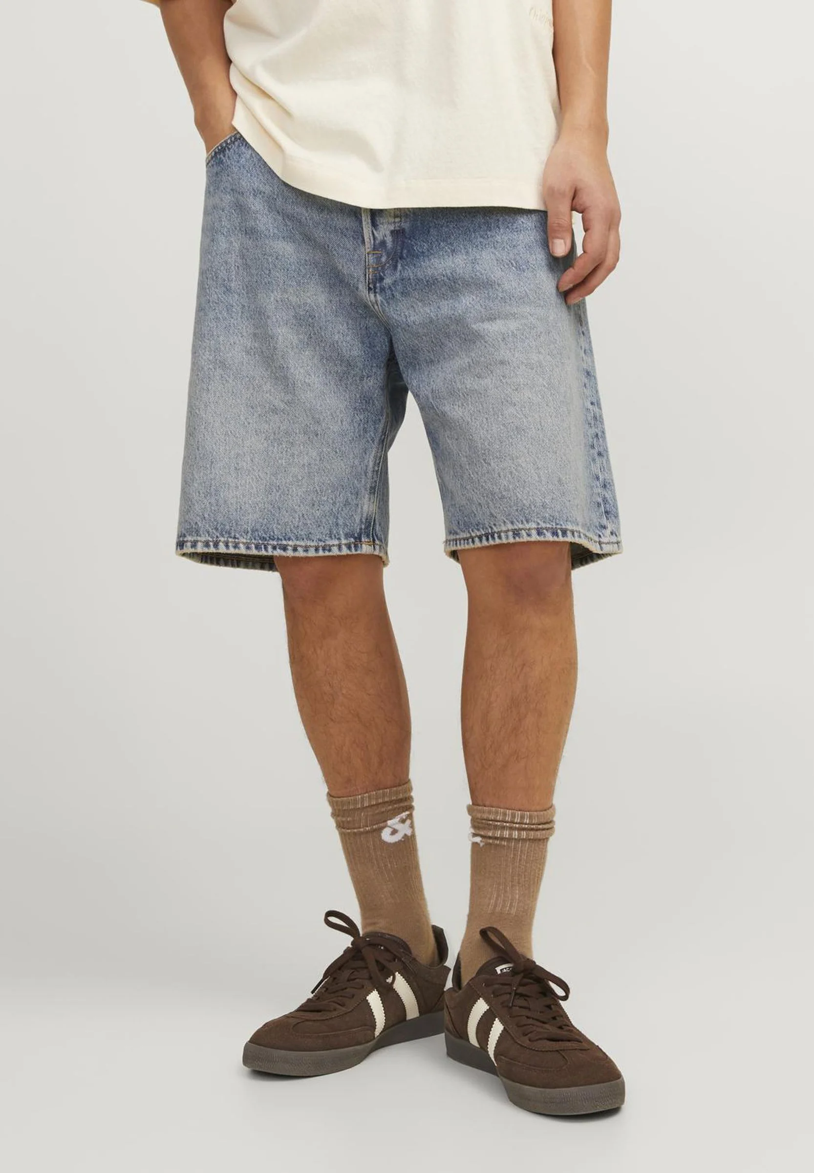 Jack & Jones ITONY ORIGINAL - Pantalones cortos vaqueros
