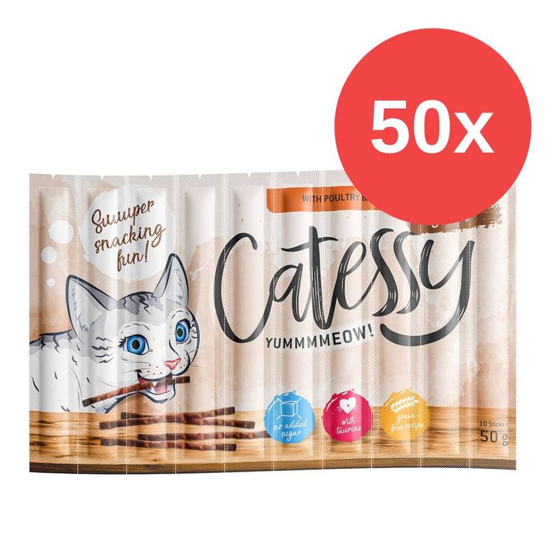 Sparpaket Catessy Sticks 50 x 5 g zu TOP-Preisen