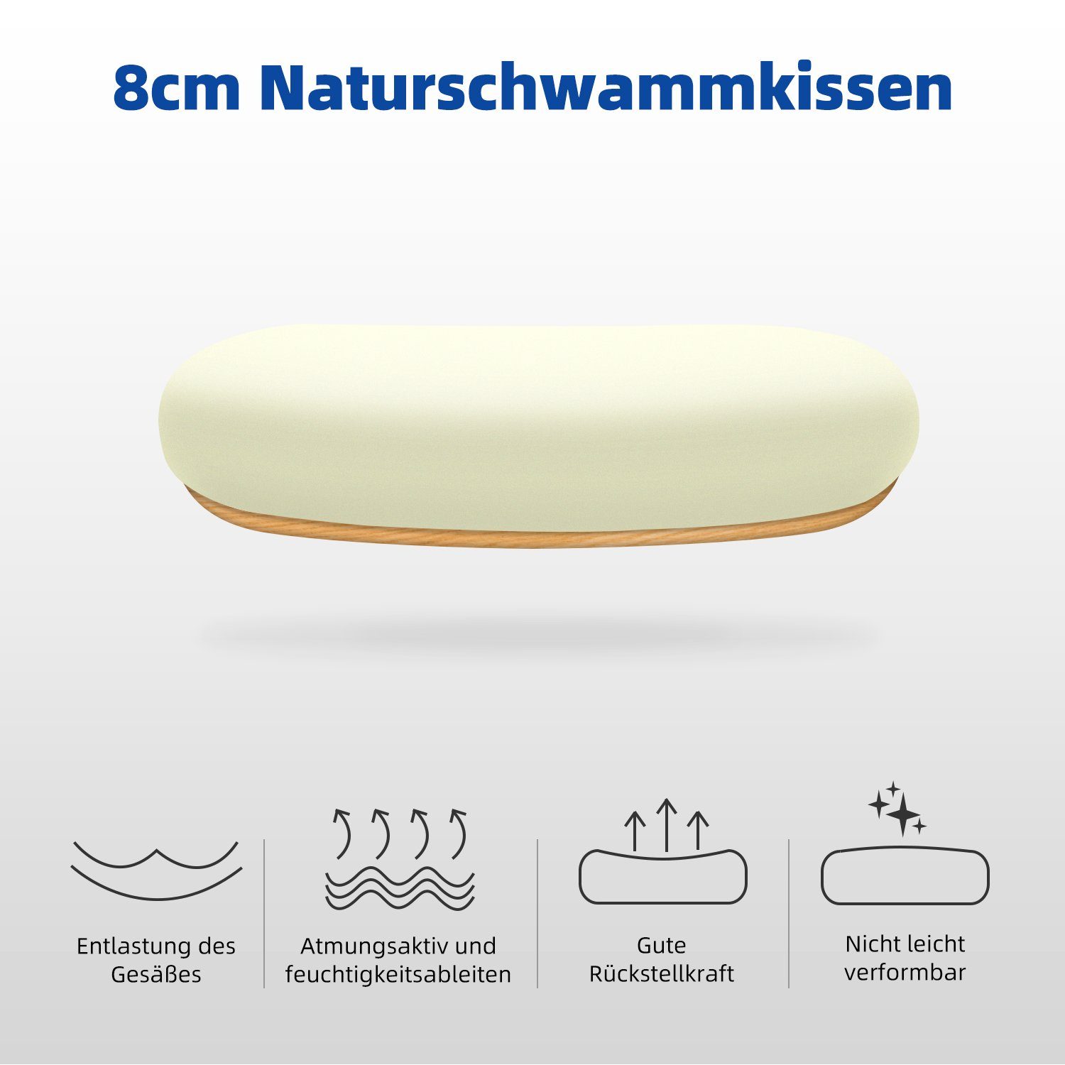 Daynee Bürostuhl Bürostuhl, Ergonomischer Schreibtischstuhl, Drehstuhl, Chefsessel (Packung, Verstellbare Armlehne,leise Rolle,Bis 155 kg belastbar, Atmungsaktiv,Sitzhöhe Einstellung), Wippfunktion 90°-135°, Verlängerte und Verbreiterte Rückenlehne,
