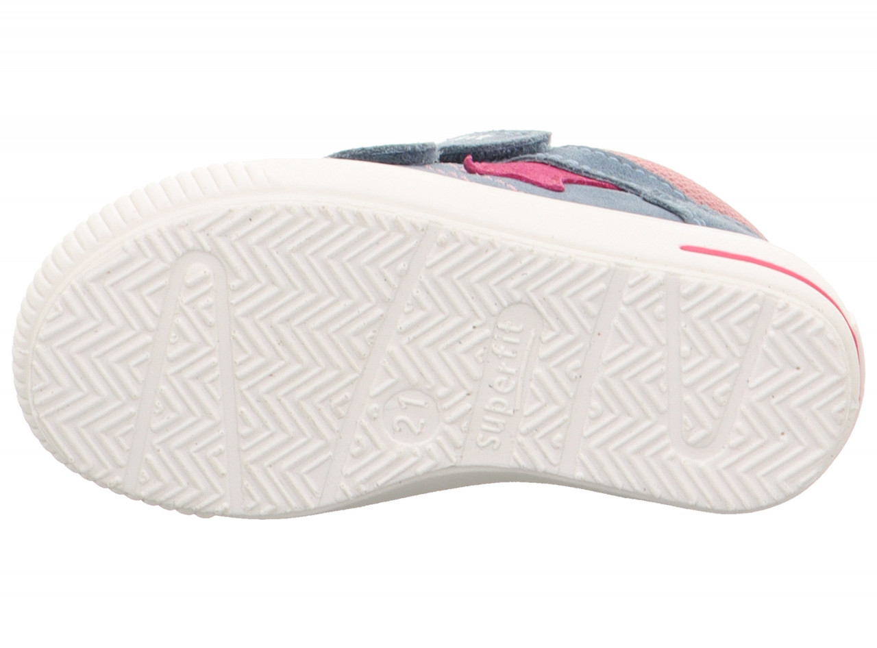MOPPY - Blau/PinkSneaker low mit Klettverschluss