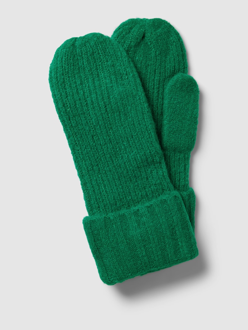 Handschuhe in Strick-Optik Modell 'AIVO' in grün