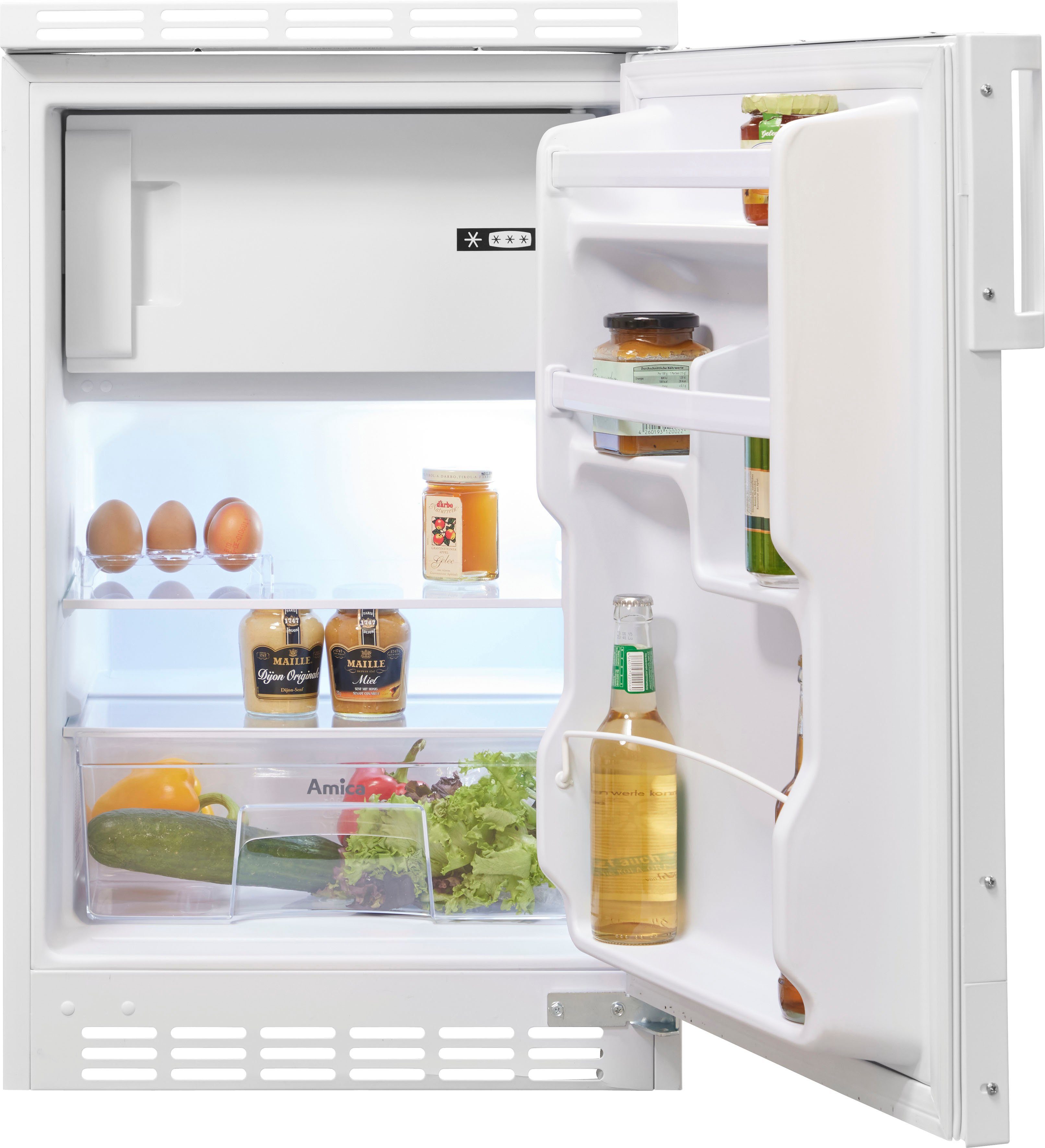 Amica Einbaukühlschrank UKSD 361 940, 81,5 cm hoch, 49,5 cm breit