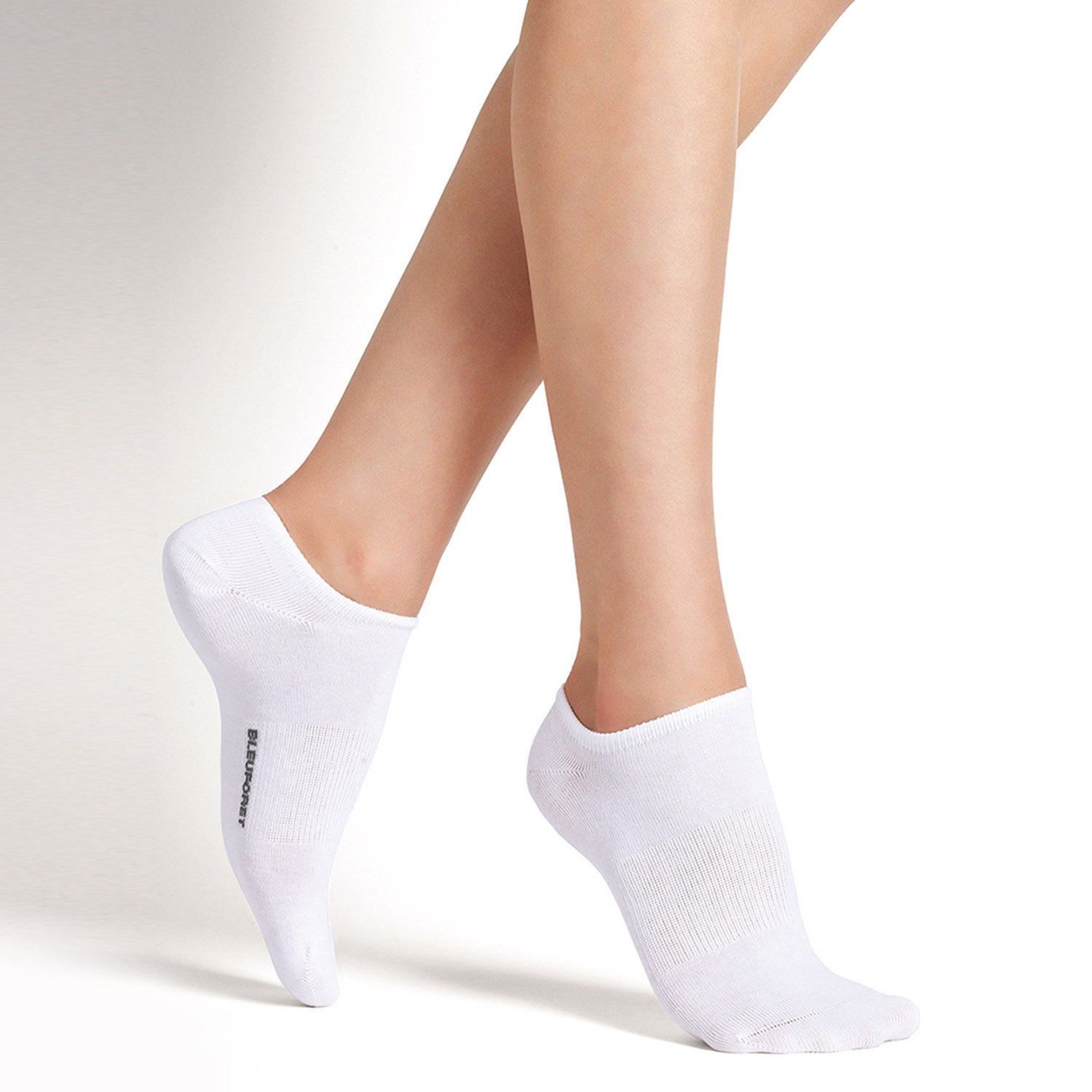 Chaussettes courtes Sport BLEUFORÊT blanches - 37-41