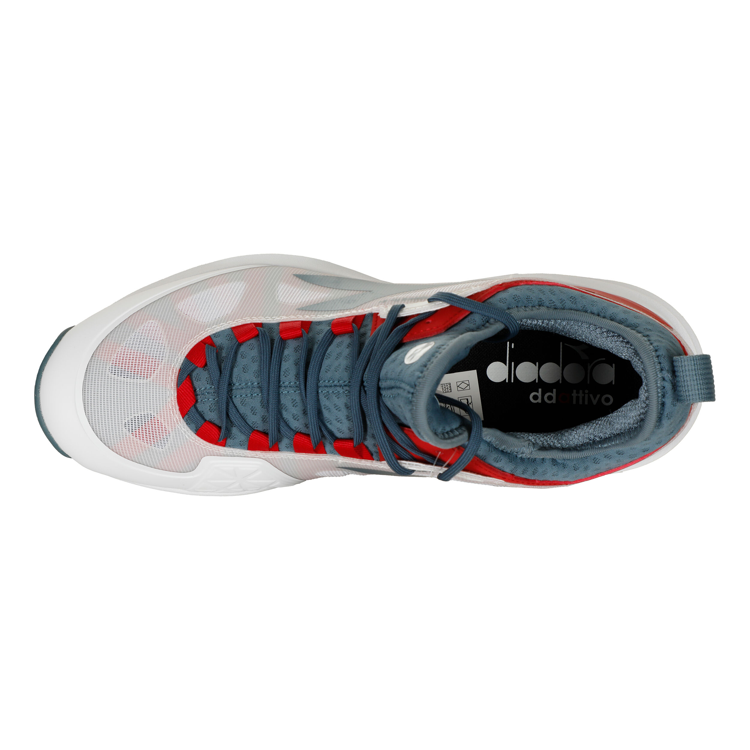 Speed Blushield Fly 4 + Sandplatzschuh Herren - Weiß, Petrol