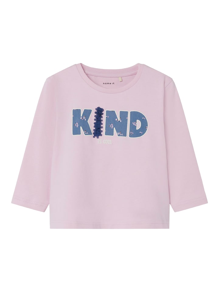 name it Longsleeve in Rosa/ Blau günstig kaufen