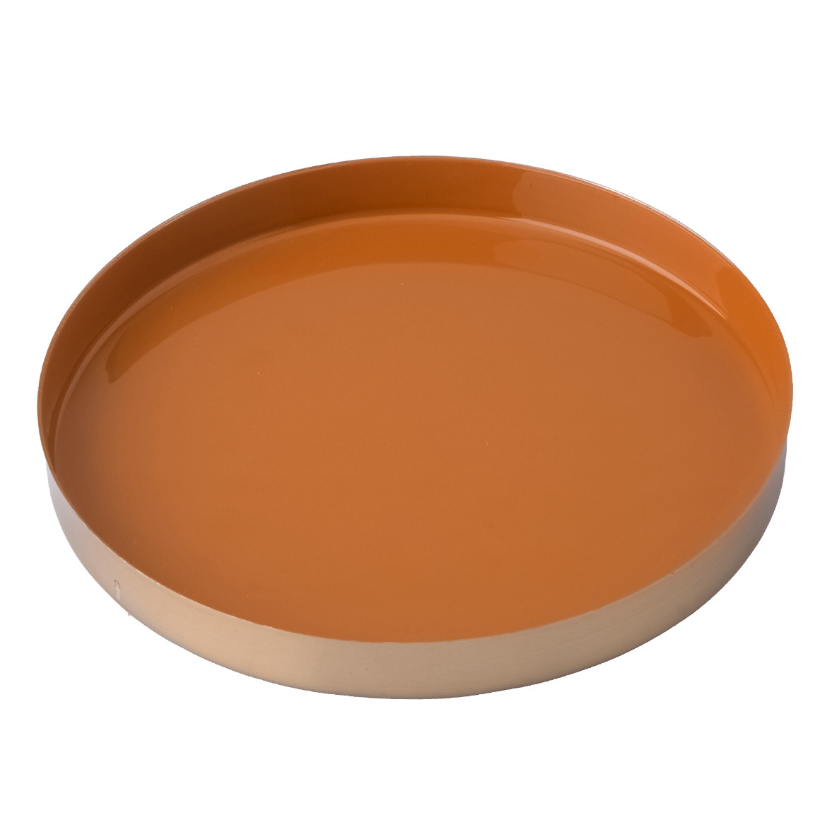 Großes Deko-Tablett in Gold-Optik