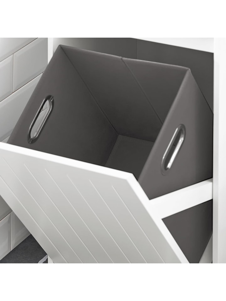 SoBuy Wäscheschrank in Weiß - (B)40 x (H)86 x (T)39cm günstig kaufen onesize