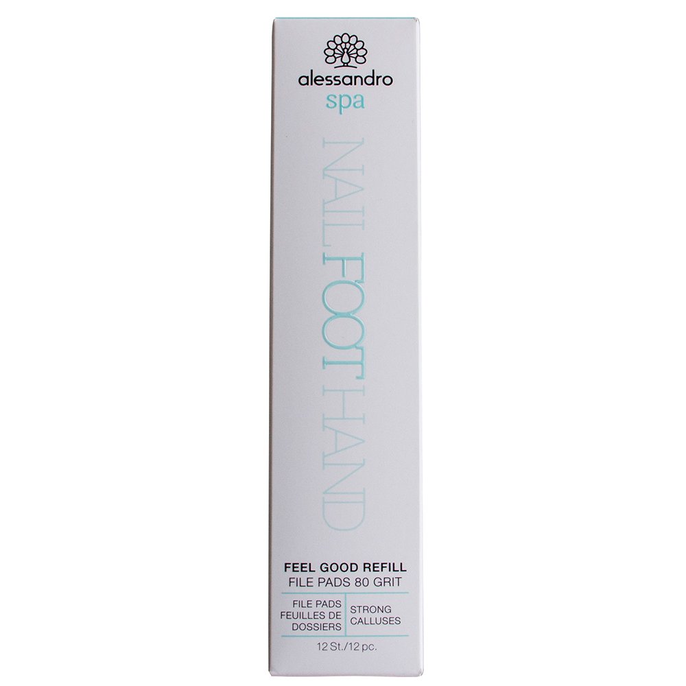 Alessandro Fußpflege Spa Feel Good Feilenblätter Refill 80 Grit