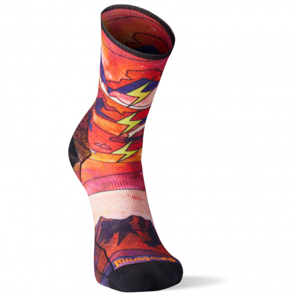 Smartwool - Athlete Edition Run Print Crew - Laufsocken