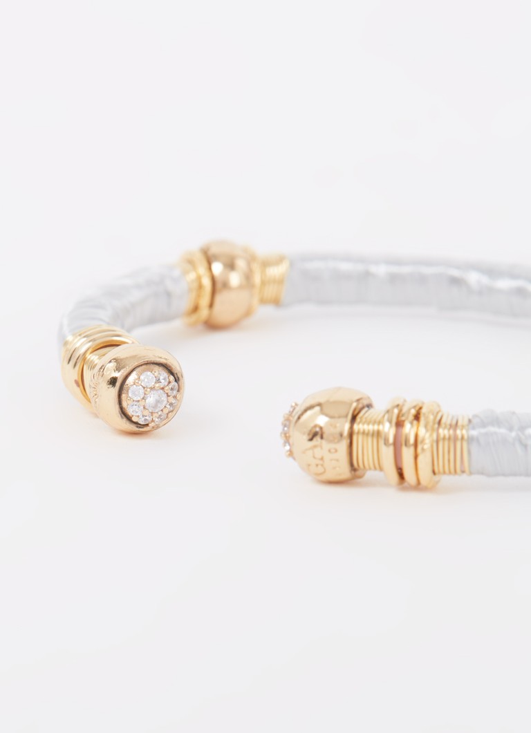 Gas Bijoux Sari Raffia armbånd forgylt