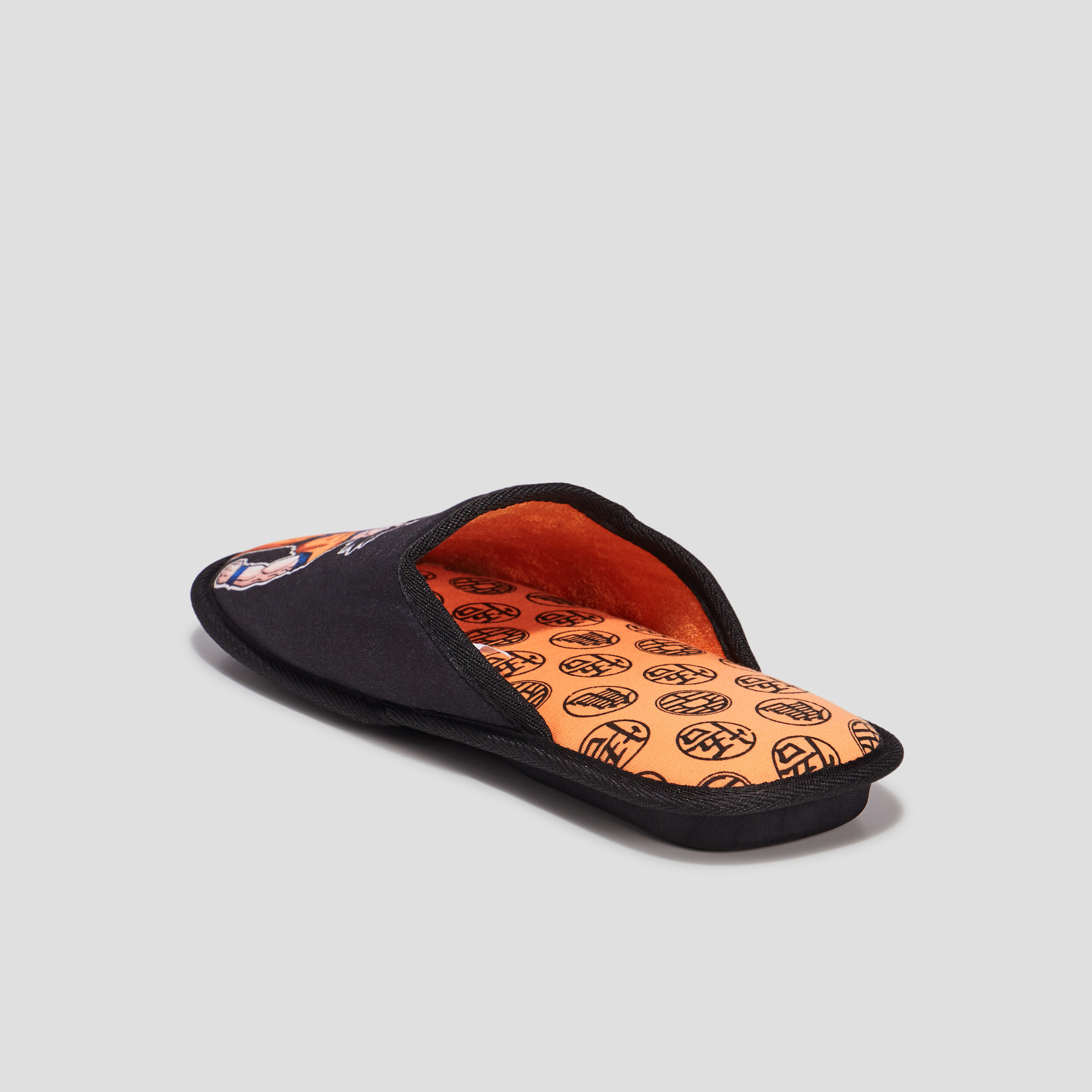 Chaussons mules Dragon Ball Z noir homme | La Halle