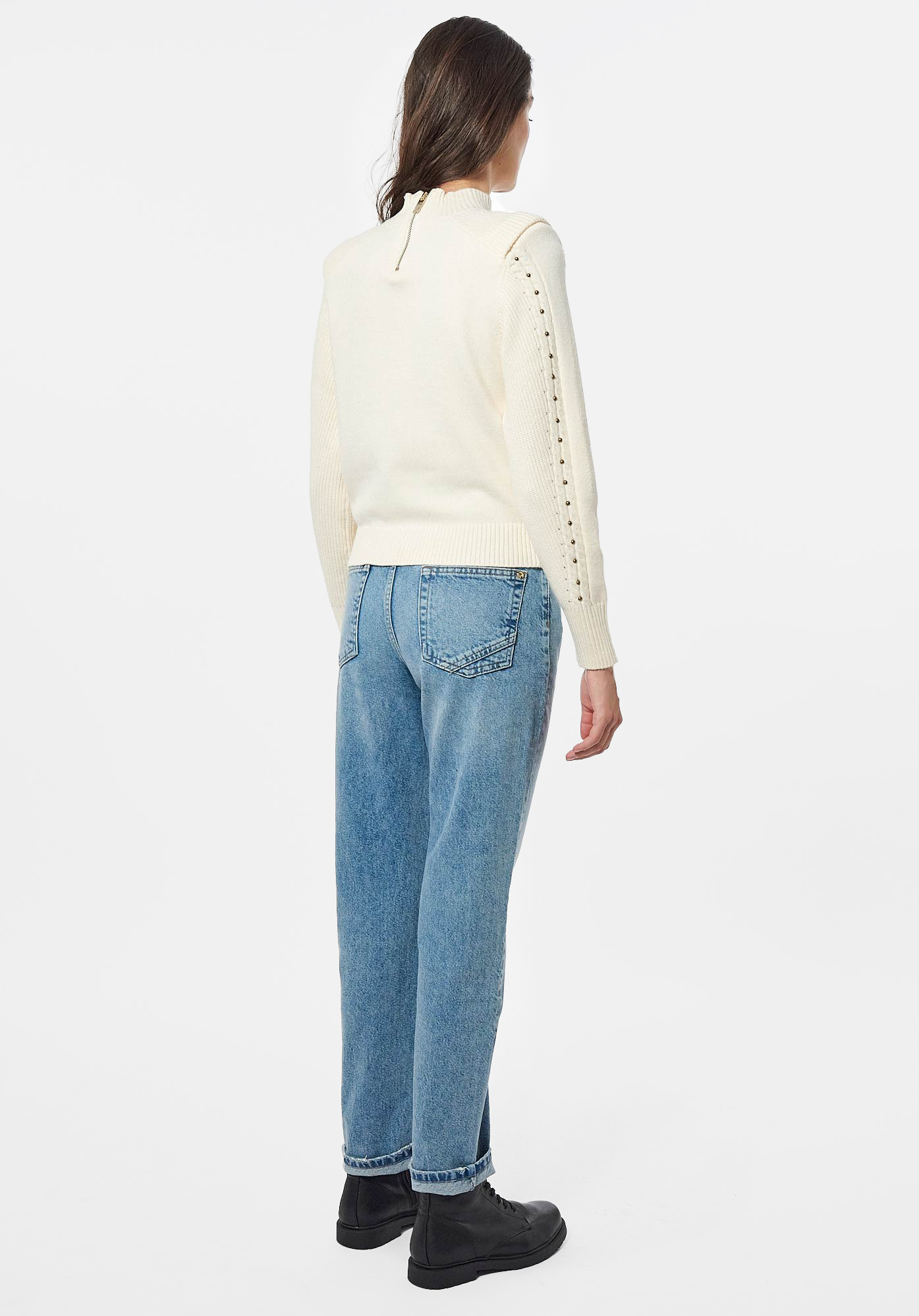 FORDI  Pull épais blanc Femme