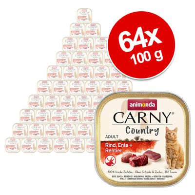 Sparpaket Animonda Carny Country Adult 64 x 100 g