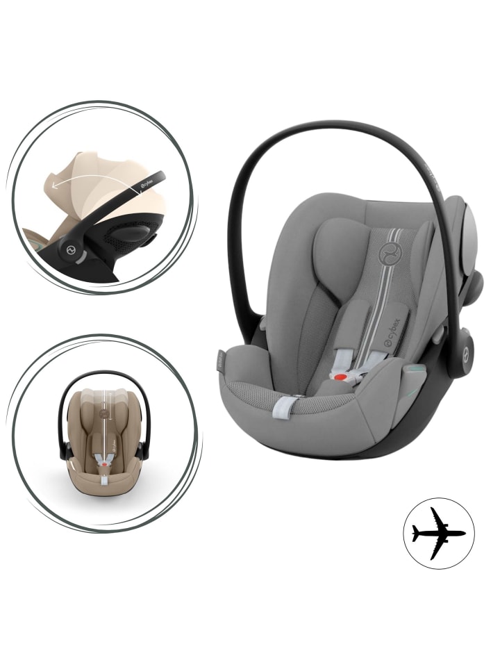 Cybex Cybex Cloud G i-Size Plus Babyschale Farbe: Stone Grey günstig kaufen onesize