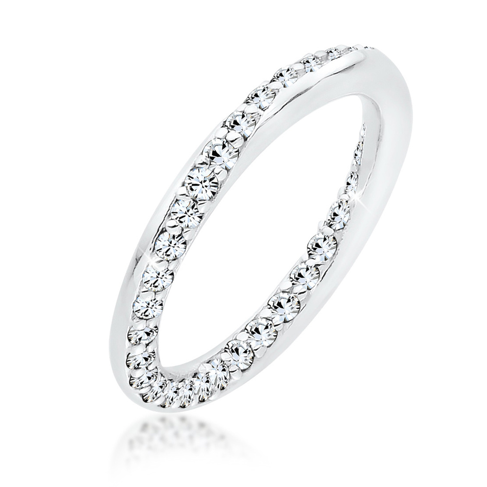 Elli Elli Bague Bandring Kristalle Silber Bague