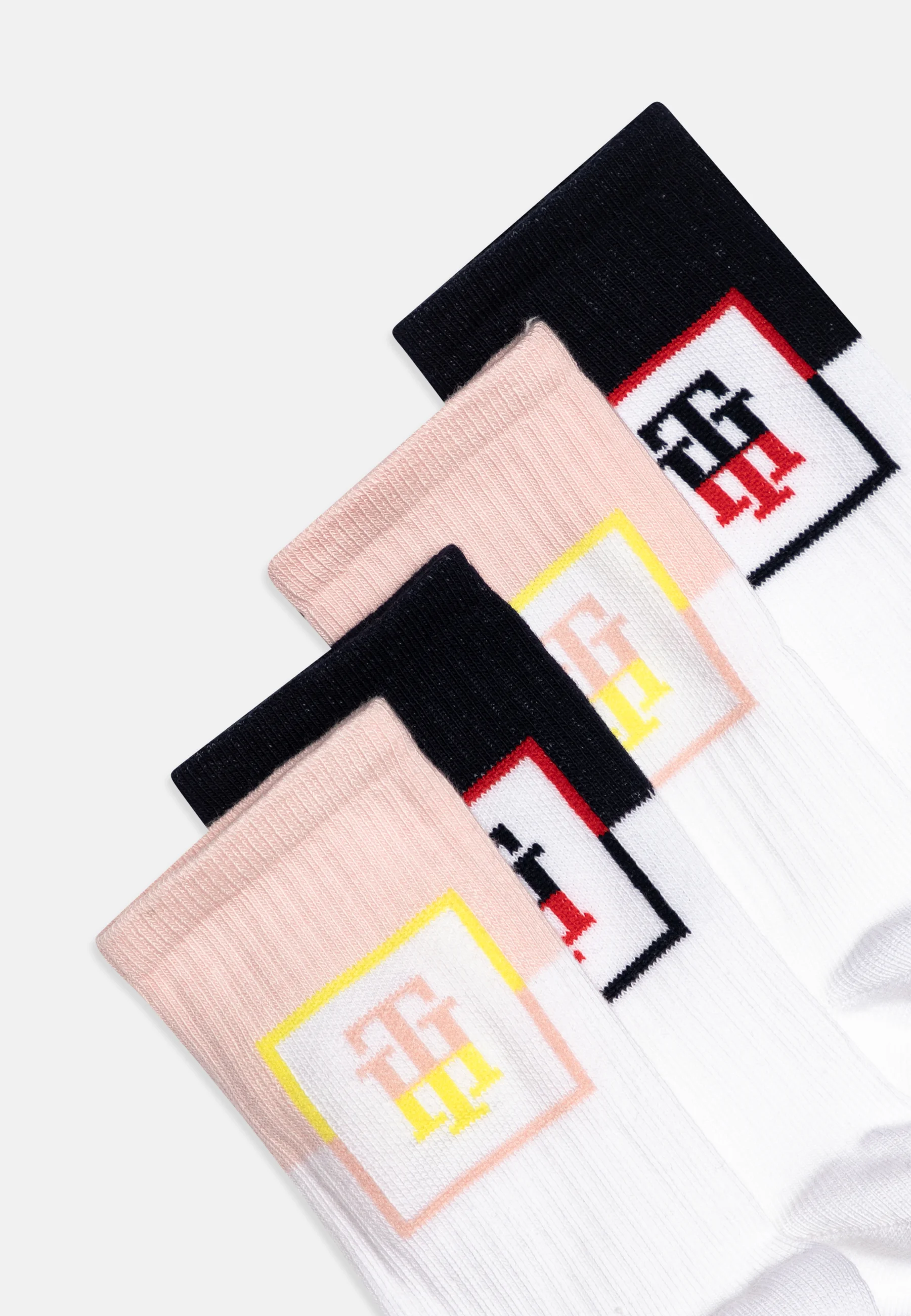 Calcetines unisex Tommy Hilfiger KIDS MONOGRAM LOCKER ROOM (paquete de 4)