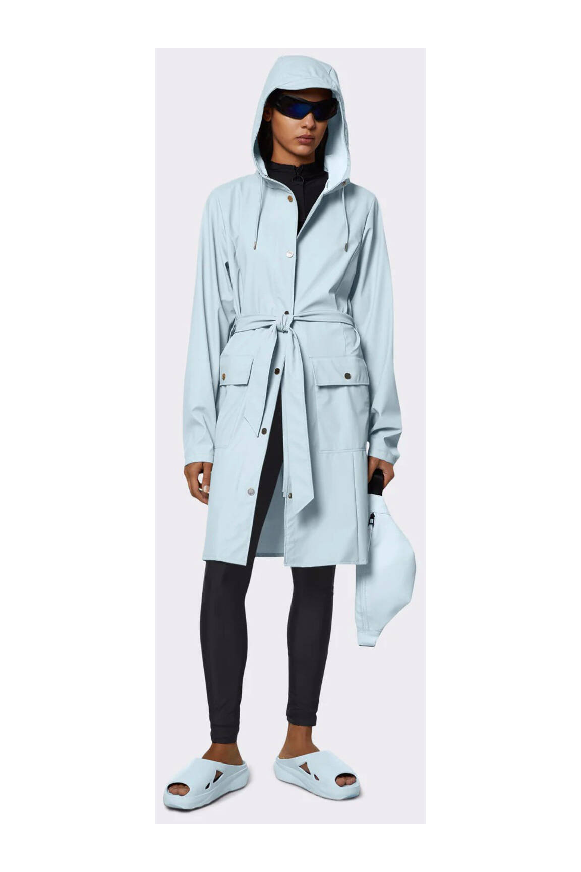 Rains Impermeables Trenchs Femme couleur bleu